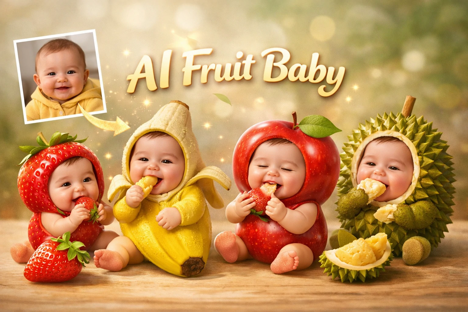 AI Fruit Baby Video: Turn Your Baby into a Cute Fruit Character