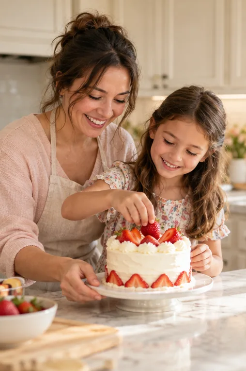 Family film birthday template rendered with a sample photo